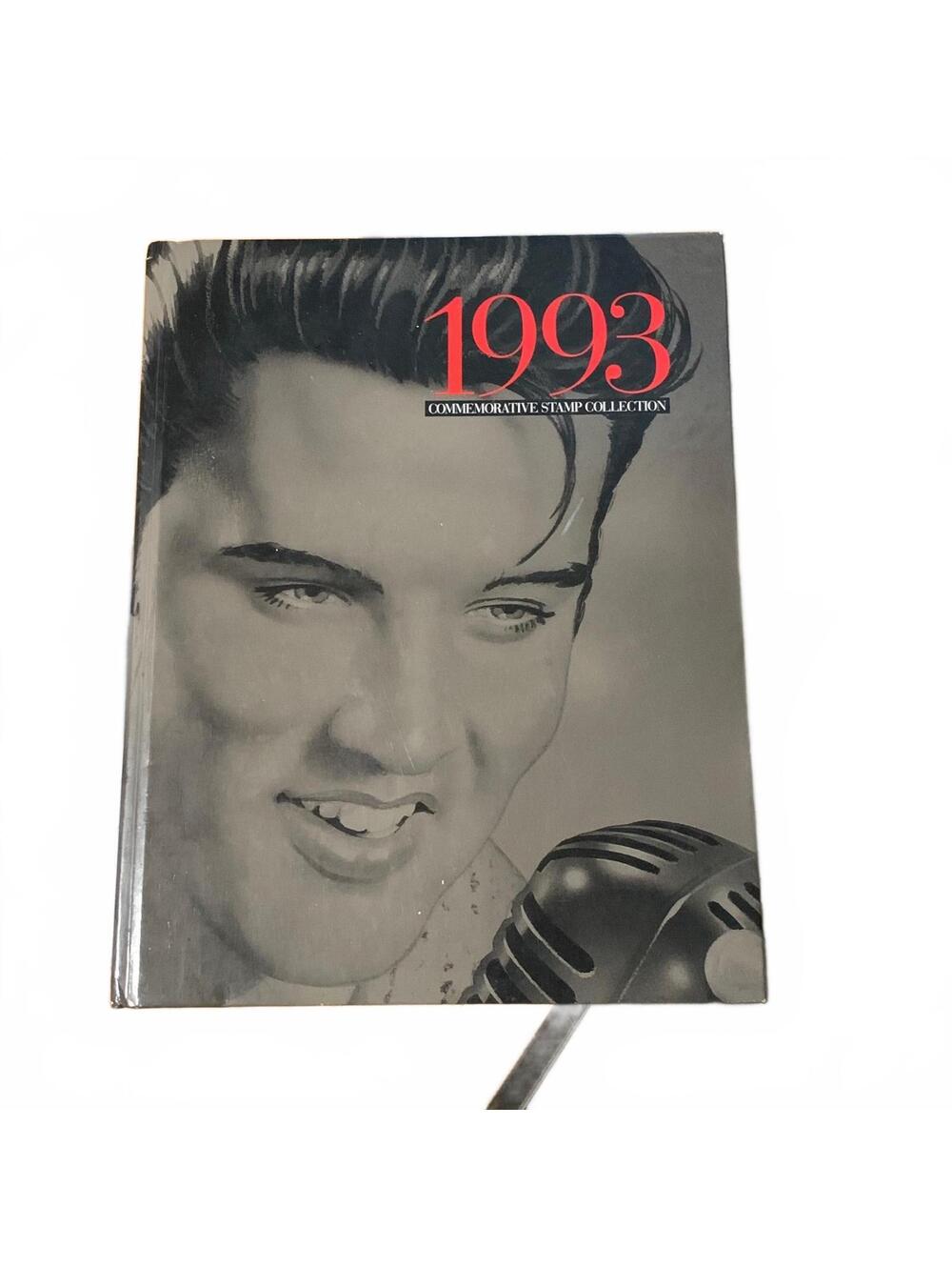 1993 Elvis Presley Commemorative Stamp Collection Hardcover Book Vintage